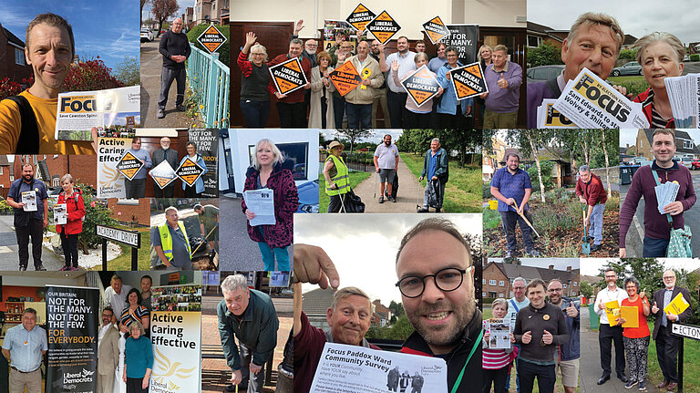 Rugby Liberal Democrats working all year round