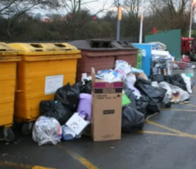 Fly Tipping at Local Recycling Centre